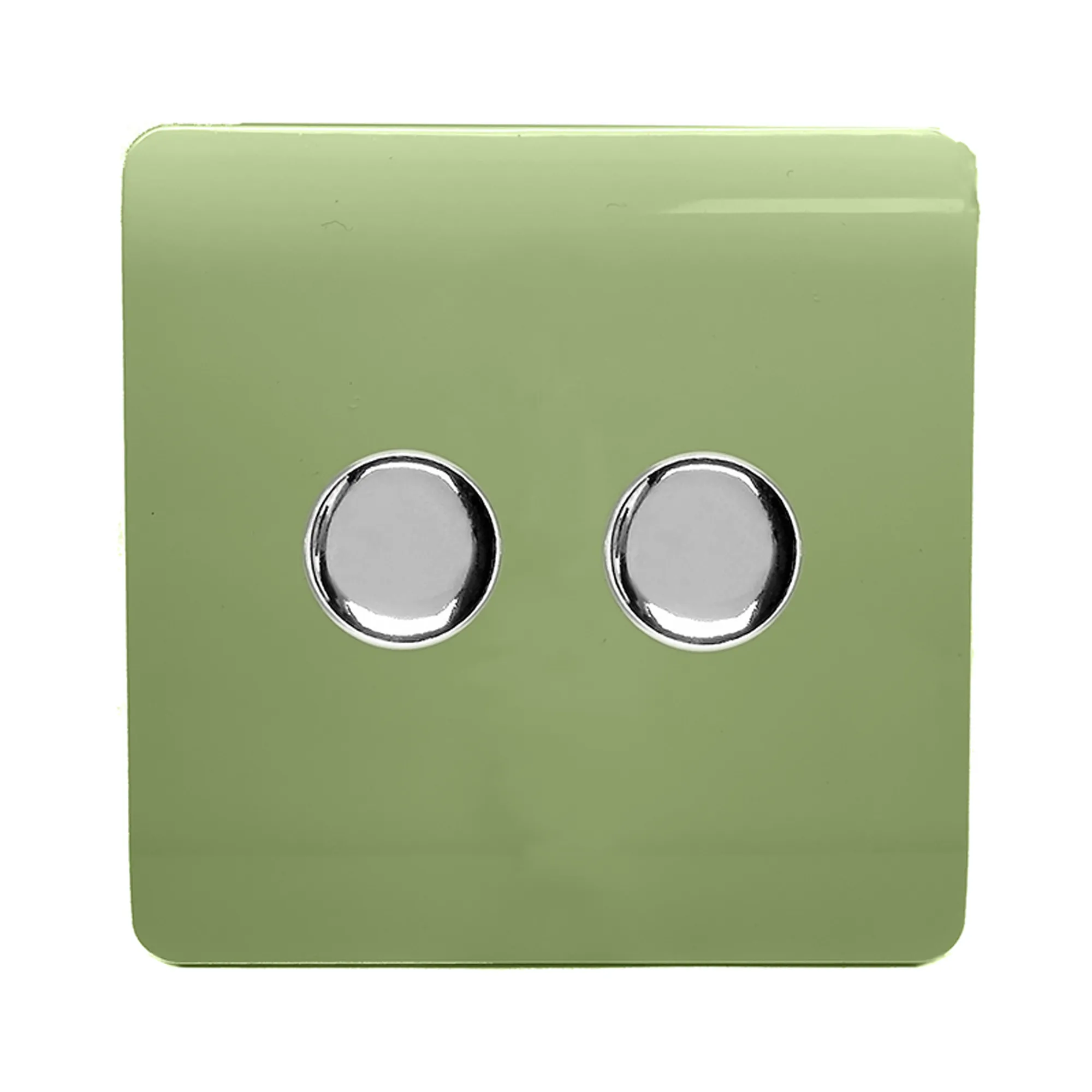 ART-2LDMMG  2 Gang 2 Way LED Dimmer Switch Moss Green